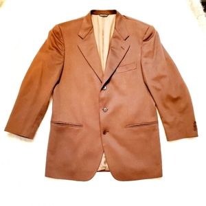 Cerruti Cashmere Suit Jacket Light Brown. Italy EUC.